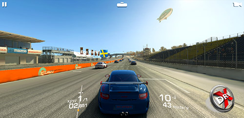 Игра Real Racing 3 на Samsung Galaxy A6+ (2018)