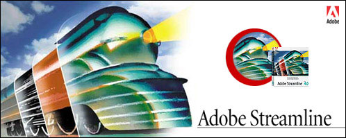 Сплэш-скрин Adobe Streamline 4.0