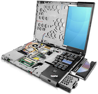 Корпус современного IBM (Lenovo) ThinkPad