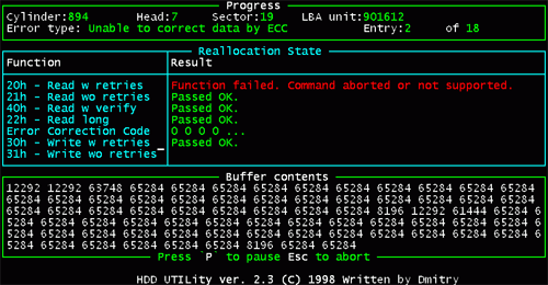 HDD Utility.    