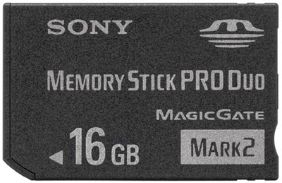 16   Memory Stick PRO Duo