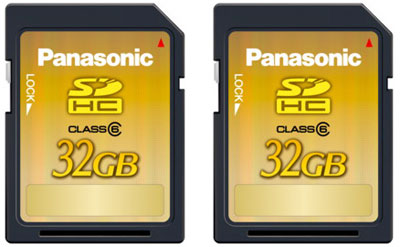 32   SDHC Class 6  Panasonic