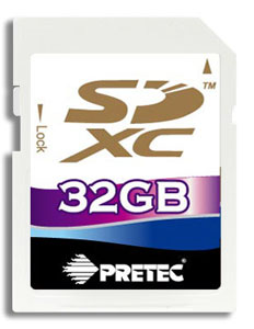 32   SDXC  Pretec