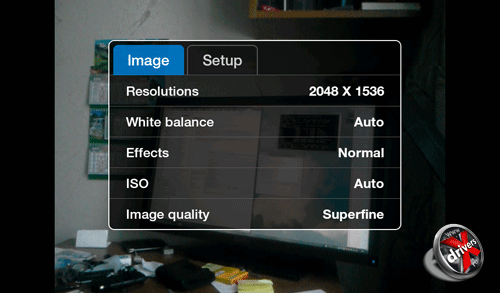 Настройки камеры Samsung Galaxy Tab. Рис. 2