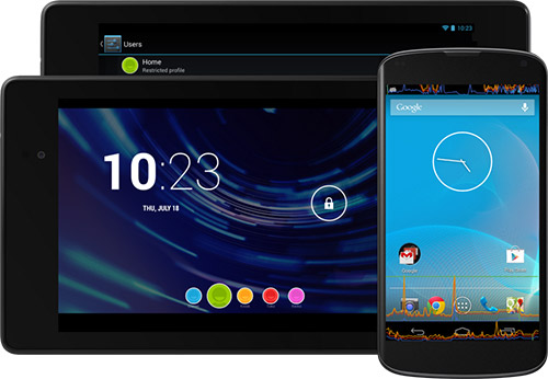 Android 4.3 на планшете и смартфоне