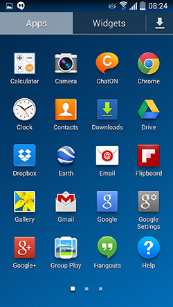 Приложения Android 4.4 на Galaxy S4