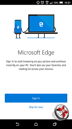 Microsoft Edge  Android   