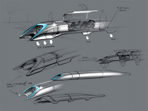 Транспорт Hyperloop. Рис. 1