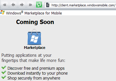 Windows Marketplace for Mobile