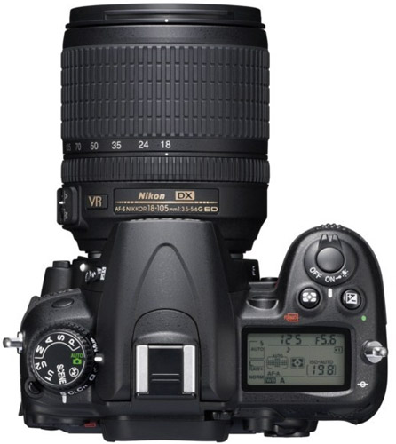 Nikon D7000. Вид сверху