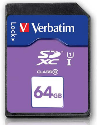 Verbatim SDXC 64  class 10