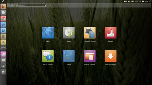  Unity. Ubuntu Netbook Edition 10.10