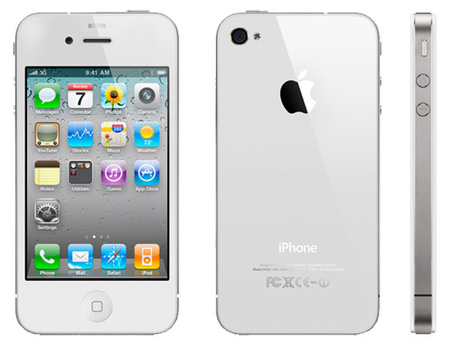 Белый Apple iPhone 4