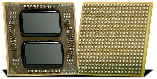 VIA представила четырехъядерный процессор