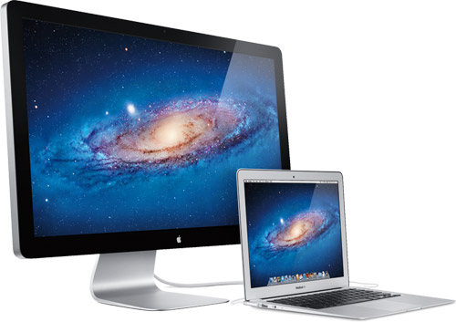 Apple Thunderbolt Display и MacBook Air