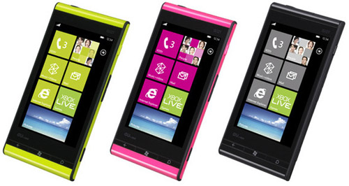 Первый смартфон с Windows Phone 7 Mango появился в Японии