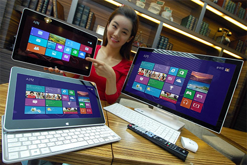 LG представила планшет и моноблок с Windows 8
