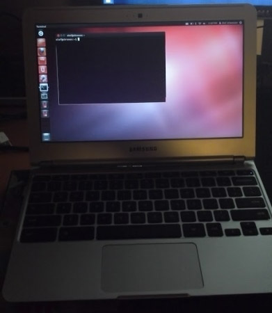 На Chromebook установили Ubuntu