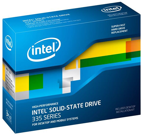 Коробка Intel SSD 335