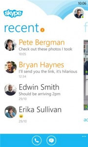    Skype  Windows Phone 8
