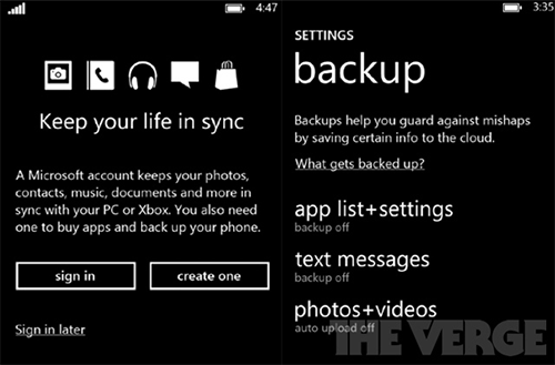Windows Phone 8 получит резервное копирование