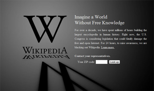 Wikipedia blackout