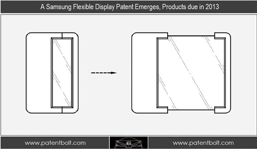 Samsung запатентовала разворачивающийся дисплей