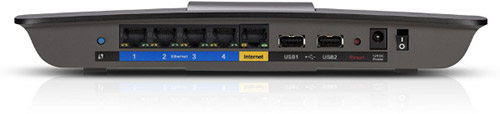 Cisco Linksys Smart Wi-Fi Router EA6500. Вид сзади