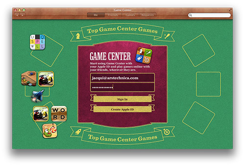 OS X Game Center