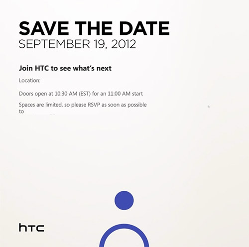 HTC покажет 19 сентября смартфоны на Windows Phone 8
