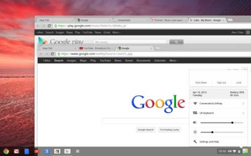 Chrome OS. . 1