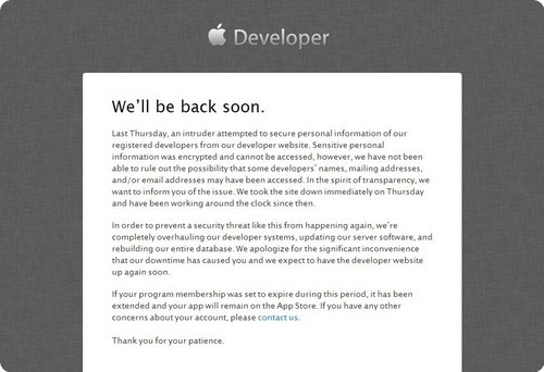 Apple Developer Center 