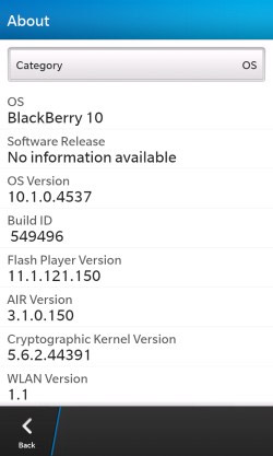   BlackBerry 10.1