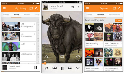 Google Play Music  iOS