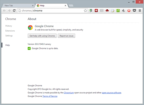 Google Chrome 30