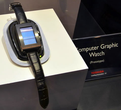 Toshiba представила прототип OLED-часов