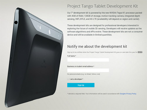 Google Project Tango