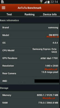 Galaxy Note 4   AnTuTu