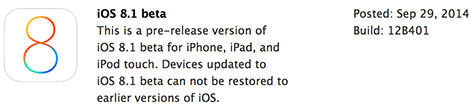 iOS 8.1