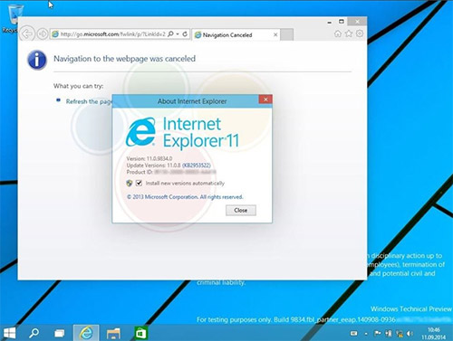 Internet Explorer 12