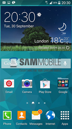 Android L на Galaxy S5. Рис. 1