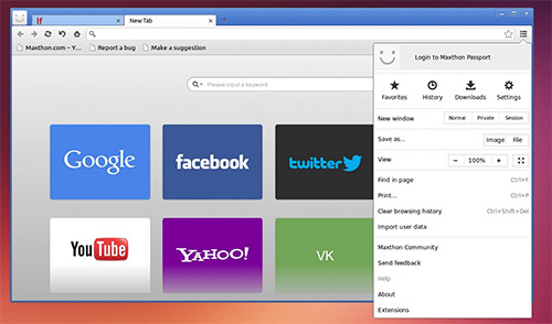  Maxthon     Linux