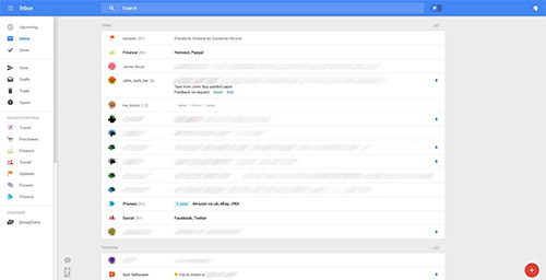 Новый дизайн Gmail