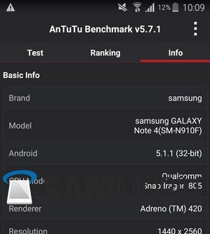 Android 5.1.1 для Galaxy Note 4 будет 64-битным