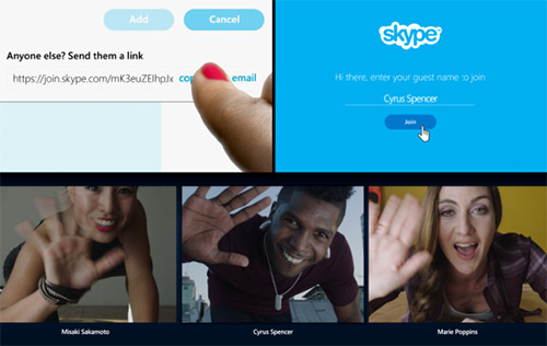 - Skype   