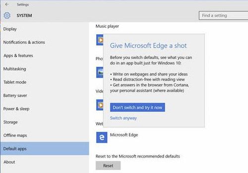 Как использовать браузер Microsoft Edge в качестве стандартного