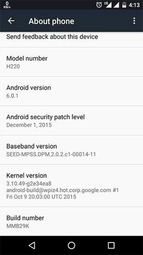 Android 6.0.1  