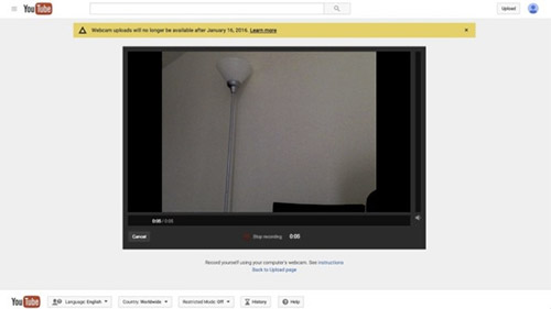 YouTube   Webcam Capture