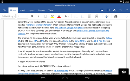 Microsoft Office  Android