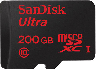 SanDisk Ultra microSDXC UHS-I Premium Edition 200 